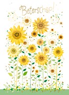 beterschap kaart klassiek zonnebloemen turnowsky